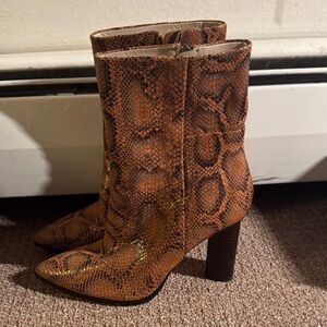 Paige Kaylee Snakeskin Patterned Women's Boots